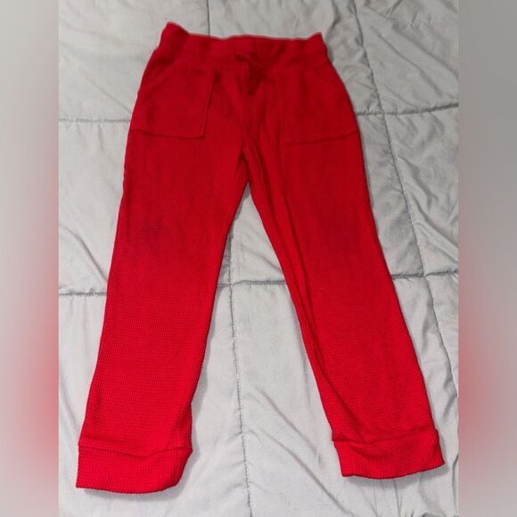 5t okie dokie red waffle print pants new without tags - Picture 1 of 3